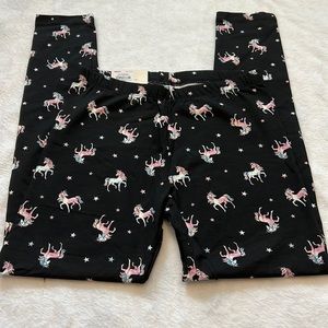 Girls So New Size 10/12 Unicorn Leggings